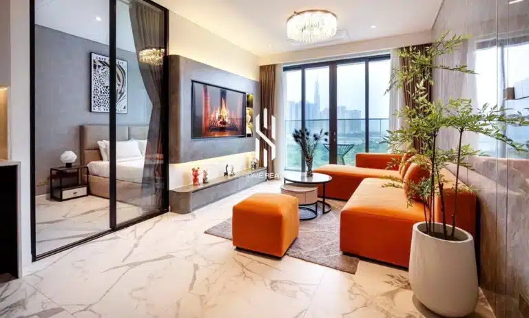 The Metropole Crest 3 phòng ngủ bán nội thất sang trọng lầu cao view L81