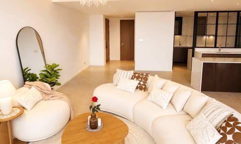 The Metropole Crest bán căn 3 phòng ngủ nhà đẹp lầu cao view sông thoáng