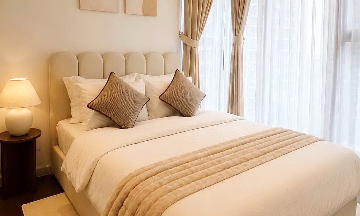 The Metropole Crest bán căn 3 phòng ngủ nhà đẹp lầu cao view sông thoáng