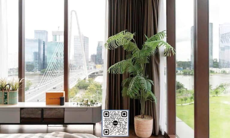 The Metropole Galleria cho thuê căn hộ 4 phòng ngủ full nội thất view sông