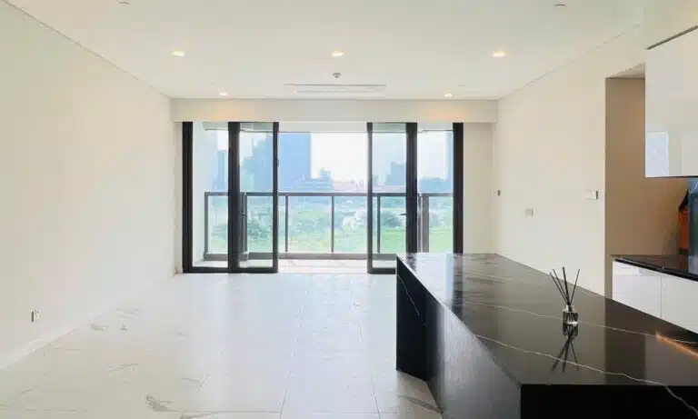 The Metropole Galleria bán căn hộ 4 phòng ngủ nhà trống view sông đẹp