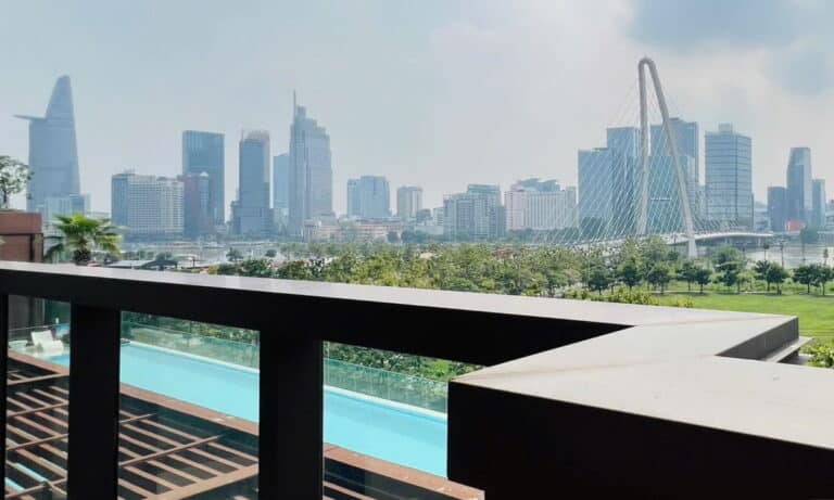 The Metropole Galleria bán căn hộ 4 phòng ngủ nhà trống view sông đẹp