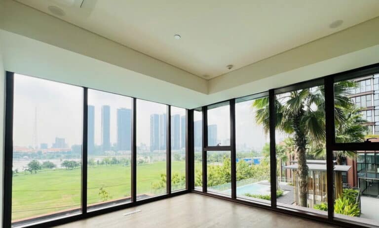 The Metropole Galleria bán căn hộ 4 phòng ngủ nhà trống view sông đẹp