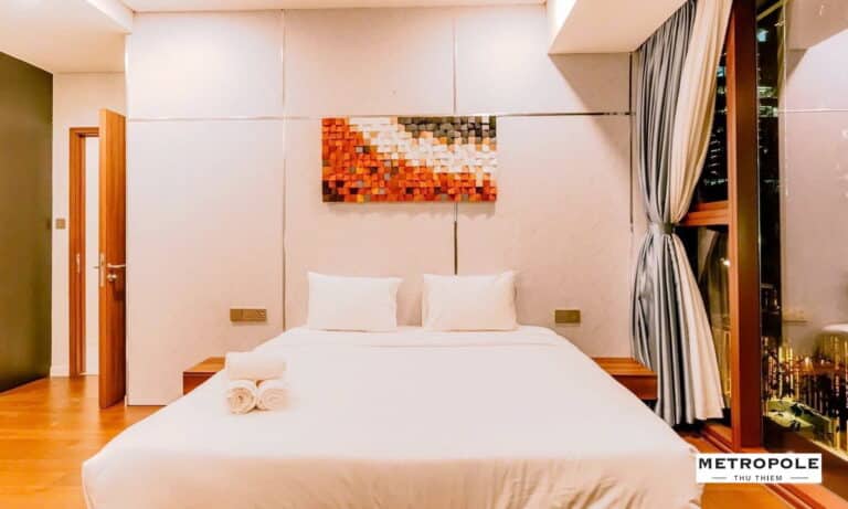 The Metropole Galleria bán căn hộ 4 phòng ngủ nhà đẹp view sông thoáng