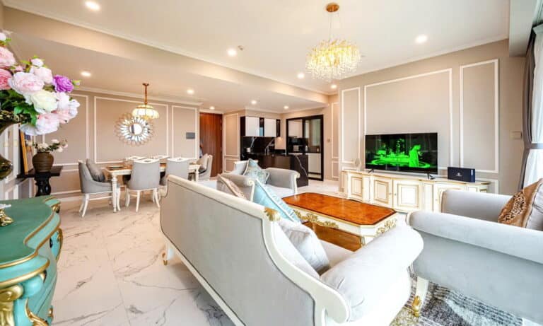 The Metropole Galleria 3 phòng ngủ cho thuê nội thất sang trọng view L81
