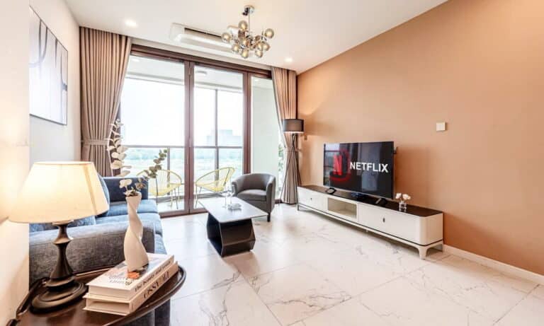 The Metropole Galleria cho thuê căn hộ 3 phòng ngủ đầy đủ nội thất view L81