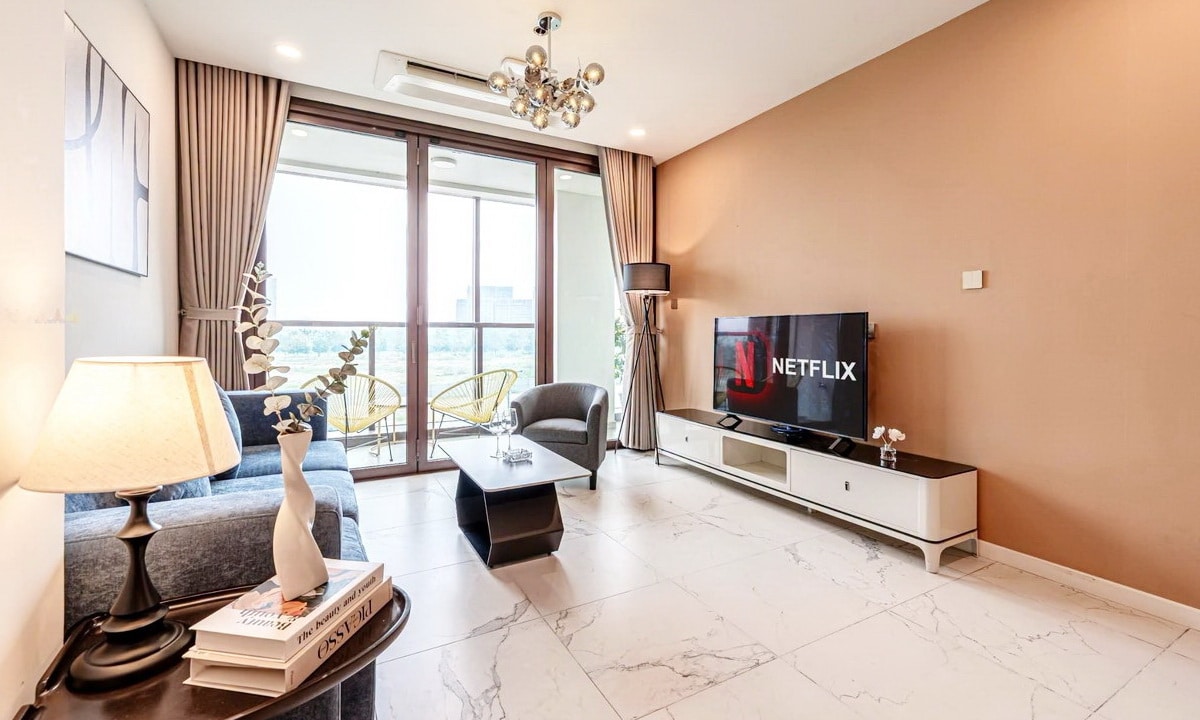 The Metropole Galleria cho thuê căn hộ 3 phòng ngủ đầy đủ nội thất view L81