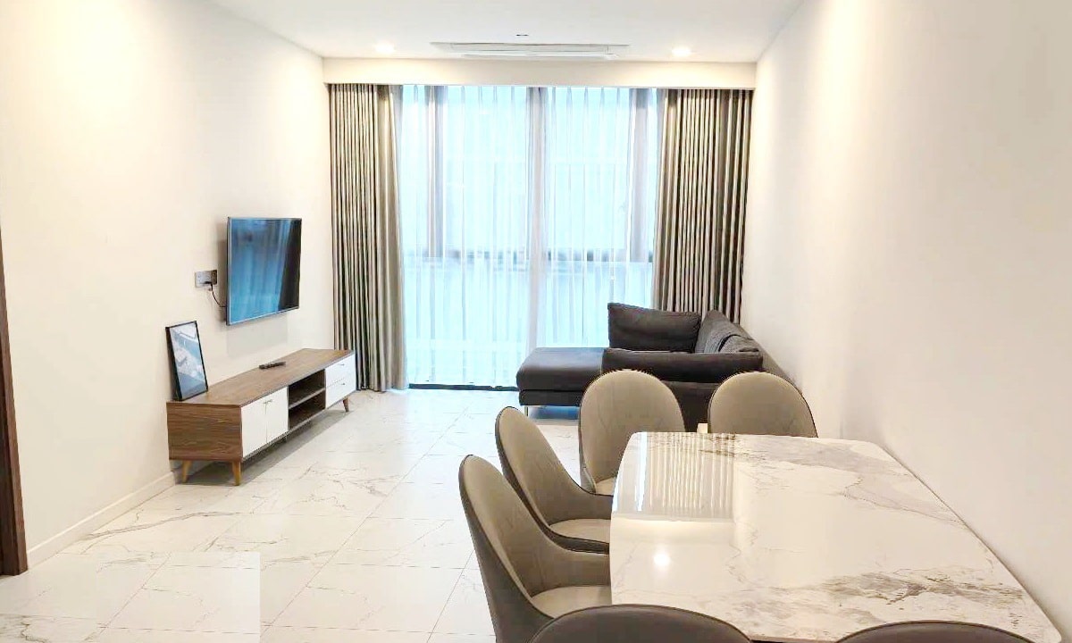 The Metropole Galleria duplex 3 phòng ngủ cho thuê đủ nội thất có sân vườn
