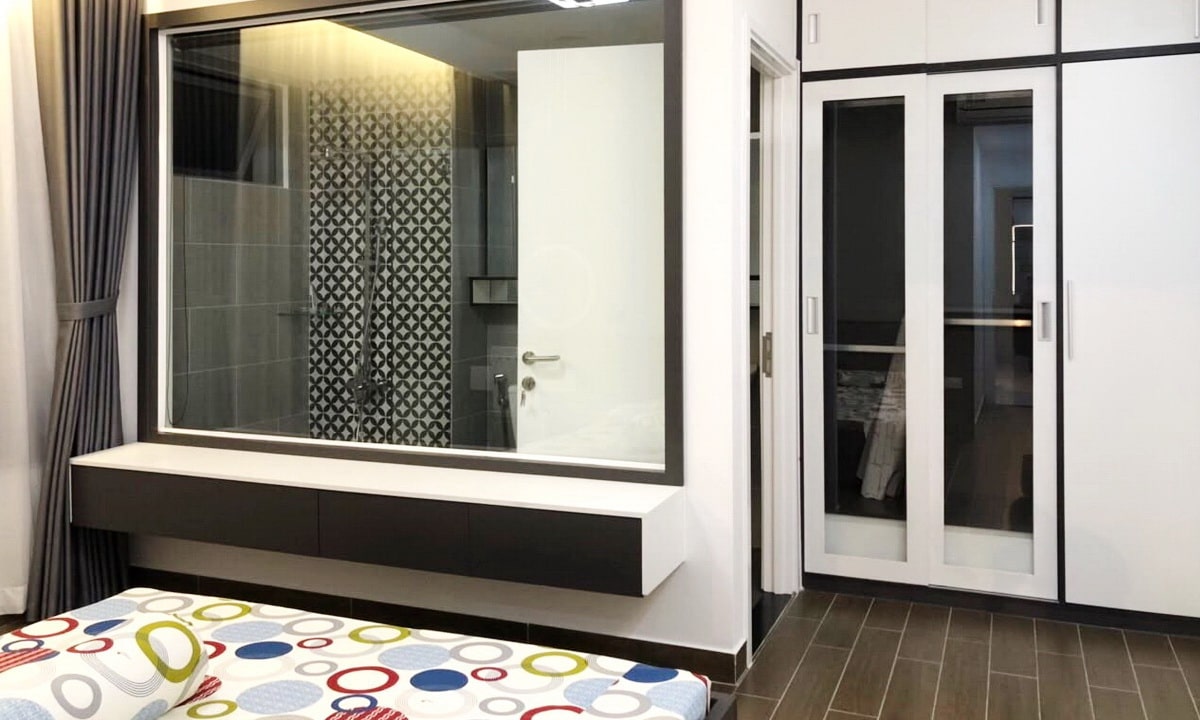 Palm Heights cho thuê căn hộ 2 phòng ngủ nội thất cao cấp view thoáng mát