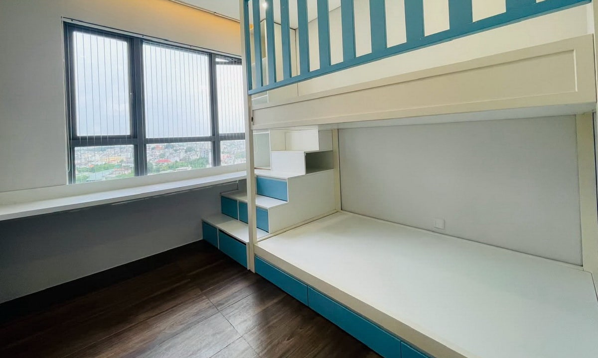 Palm Heights cho thuê căn hộ 3 phòng ngủ nội thất cơ bản lầu cao view thoáng