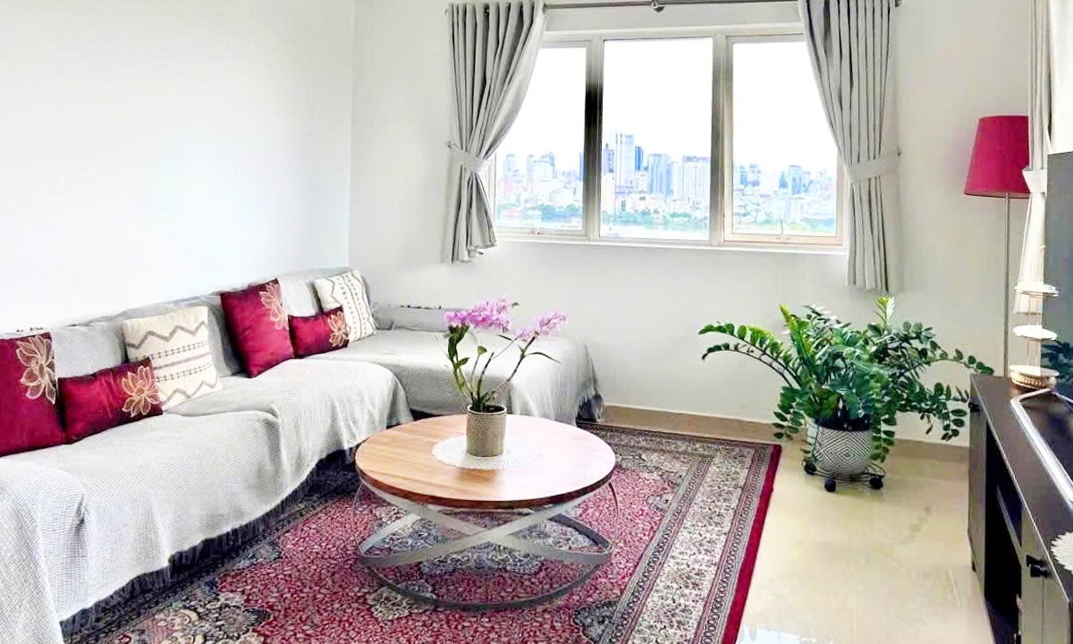 River Garden cho thuê căn hộ 3 phòng ngủ nội thất cao cấp view sông L81