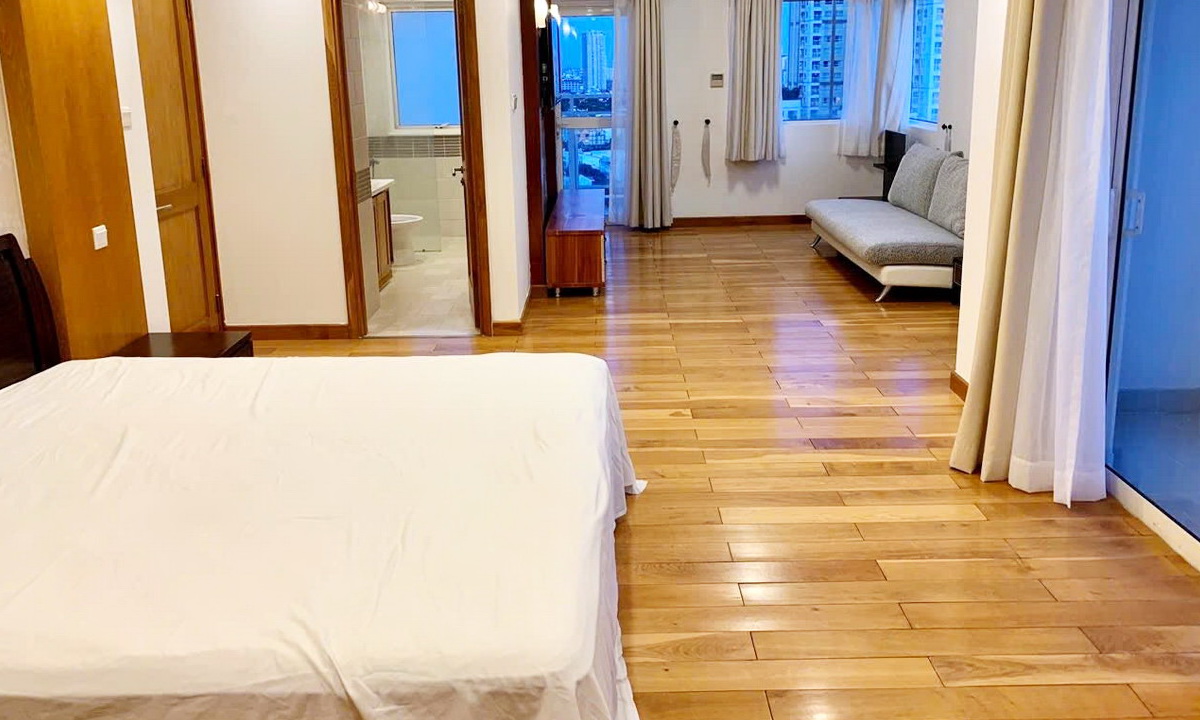 River Garden cho thuê căn duplex 3 phòng ngủ nội thất xịn lầu cao view sông
