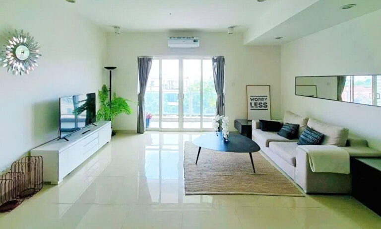 River Garden căn hộ 3 phòng ngủ bán diện tích rộng đủ nội thất view thoáng
