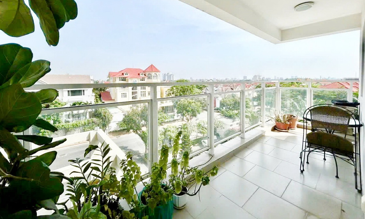 River Garden cho thuê căn hộ 4 phòng ngủ đầy đủ nội thất view rộng thoáng