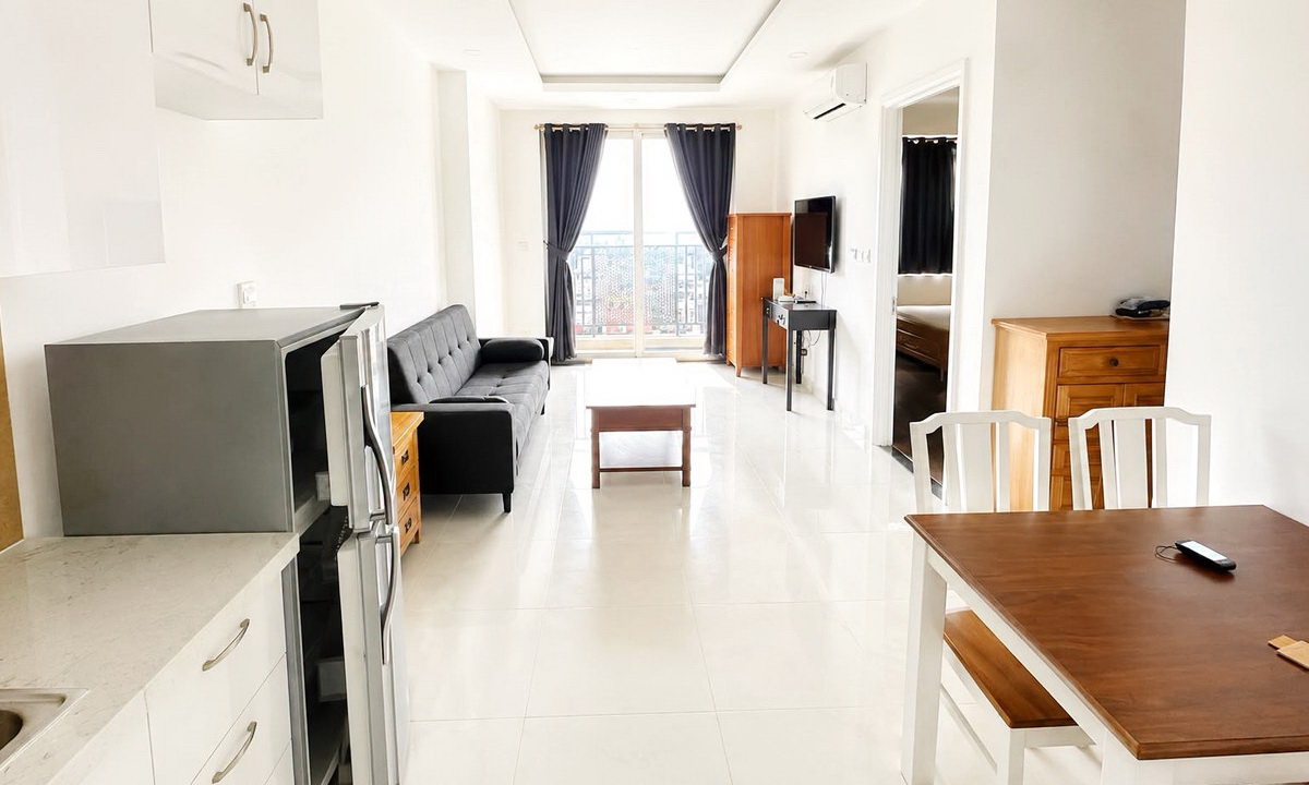 Saigon Mia căn hộ 2 phòng ngủ bán 66m2 đủ nội thất hướng thoáng mát