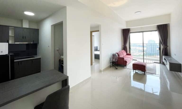 The Sun Avenue cho thuê căn hộ 1 phòng ngủ nhà đẹp lầu cao view sông