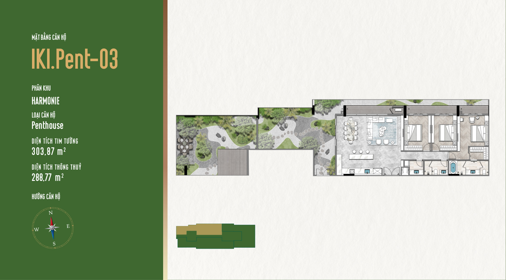 Mặt Bằng Căn Hộ IKI Village: Thiết Kế Garden Homes Độc Đáo