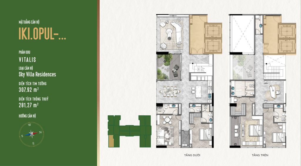 Mặt Bằng Căn Hộ IKI Village: Thiết Kế Garden Homes Độc Đáo
