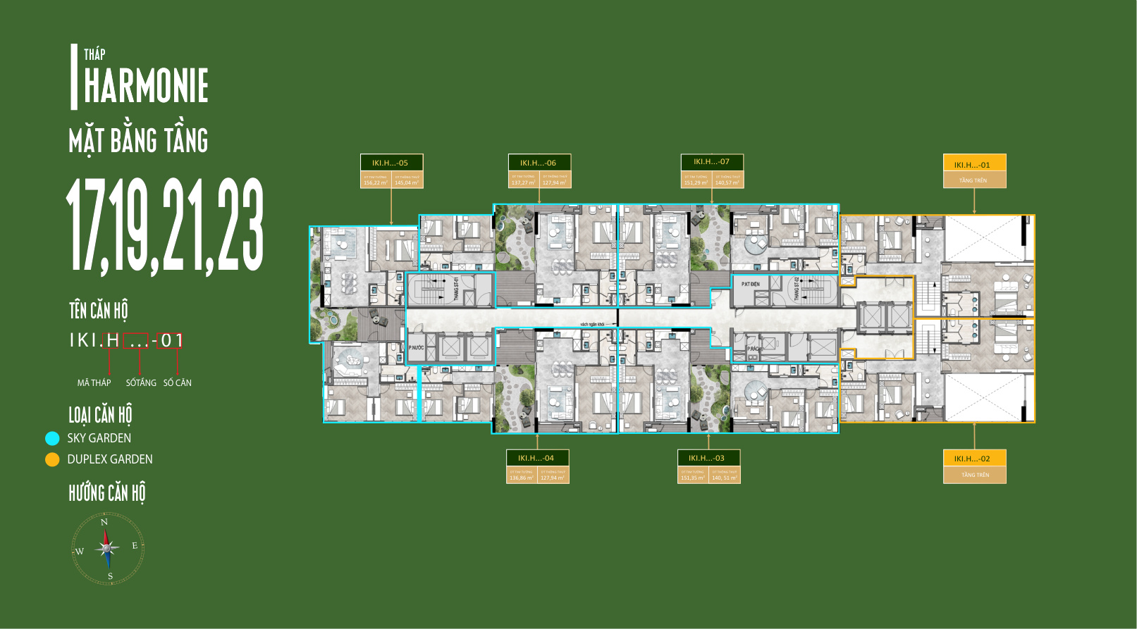Mặt Bằng Căn Hộ IKI Village: Thiết Kế Garden Homes Độc Đáo