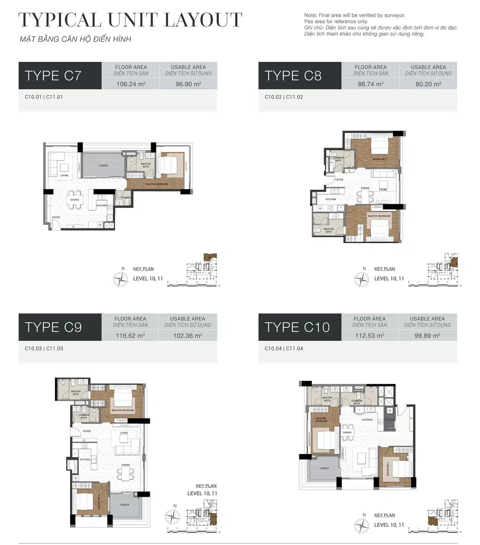 Mặt bằng căn hộ The Berkley Thảo Điền: Layout, diện tích