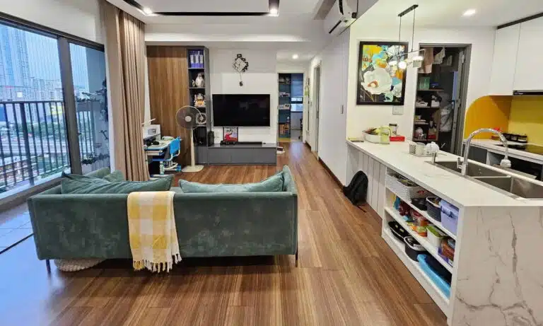 Masteri Thảo Điền cho thuê căn hộ 2 phòng ngủ layout rộng nội thất đẹp