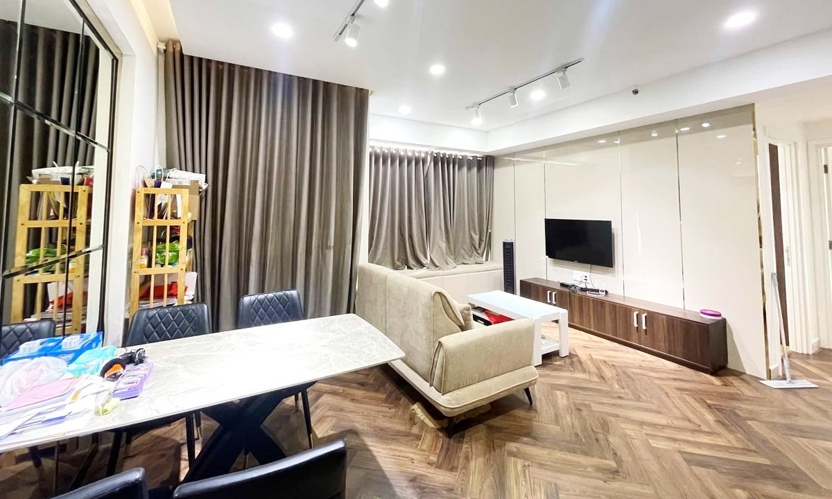 Masteri Thảo Điền cho thuê căn hộ 2 phòng ngủ layout rộng nội thất đầy đủ