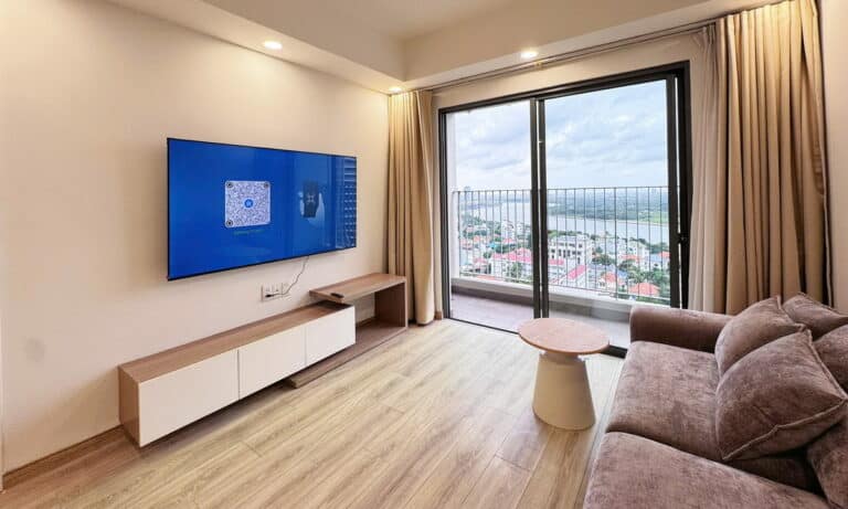 Masteri Thảo Điền cho thuê căn hộ 2 phòng ngủ nhà đẹp lầu cao view sông