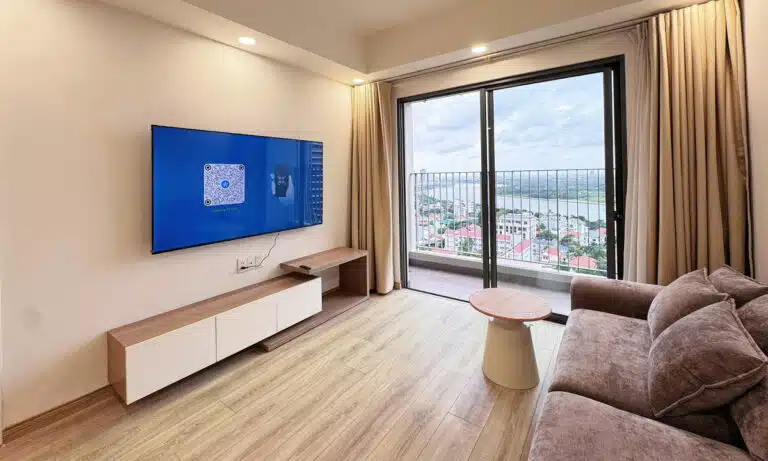 Masteri Thảo Điền cho thuê căn hộ 2 phòng ngủ nhà đẹp lầu cao view sông