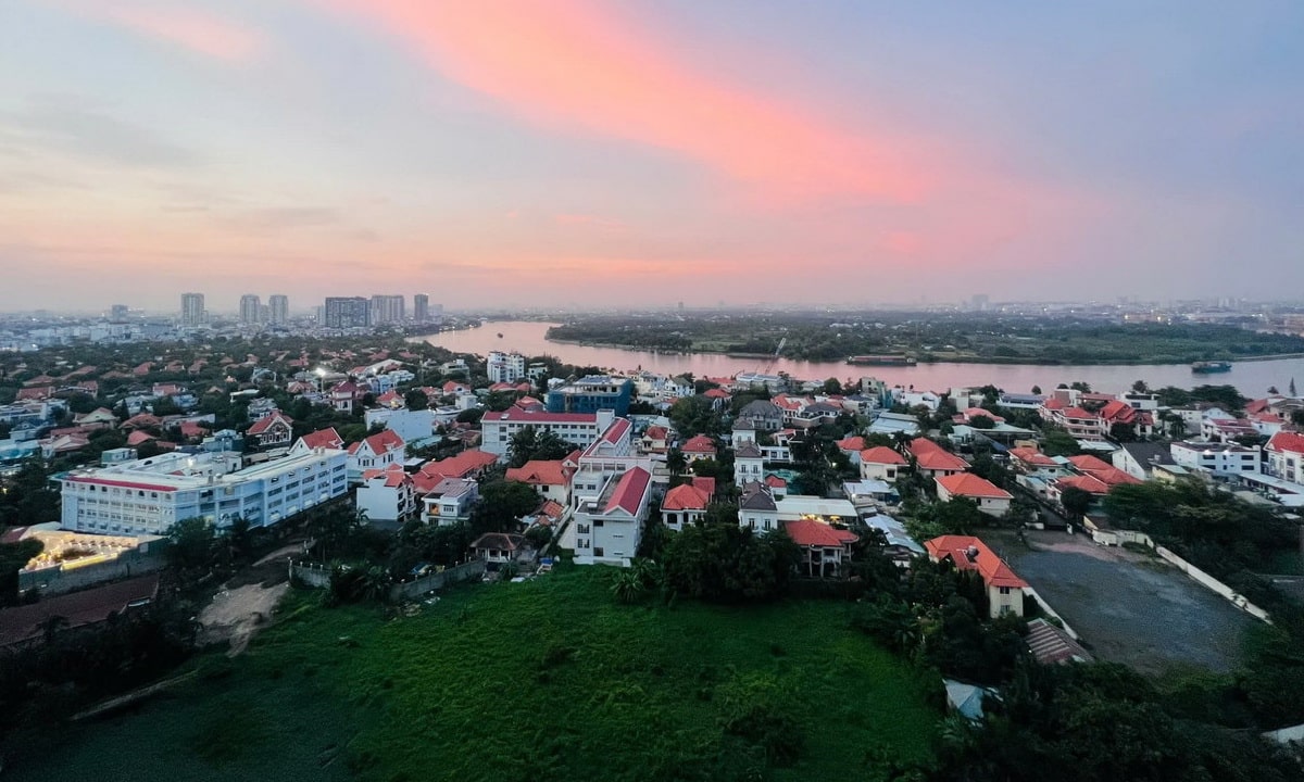 Masteri Thảo Điền cho thuê căn hộ 2 phòng ngủ nhà đẹp lầu cao view sông