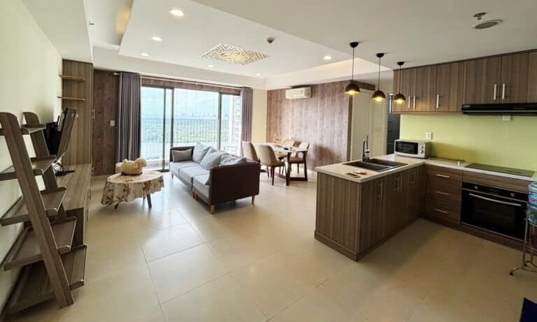 Masteri Thảo Điền cho thuê căn hộ 3 phòng ngủ T4 view sông lầu cao nhà đẹp