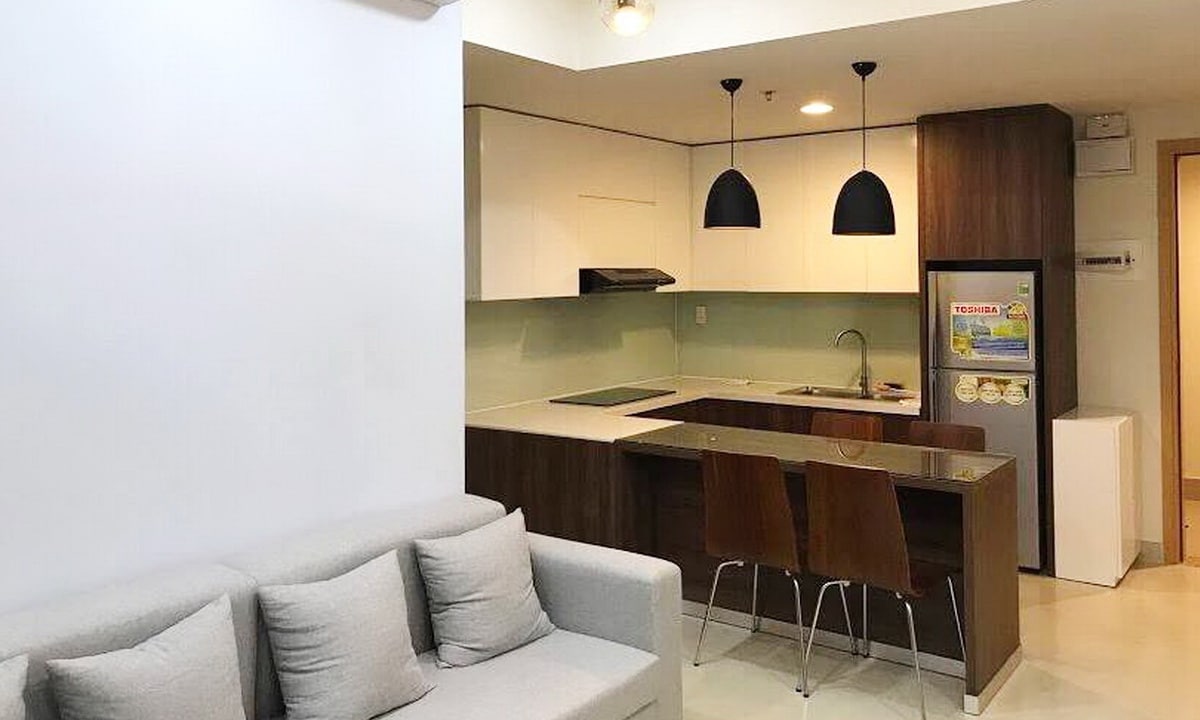 Masteri Thảo Điền cho thuê căn hộ 1 phòng ngủ nội thất đầy đủ view mát