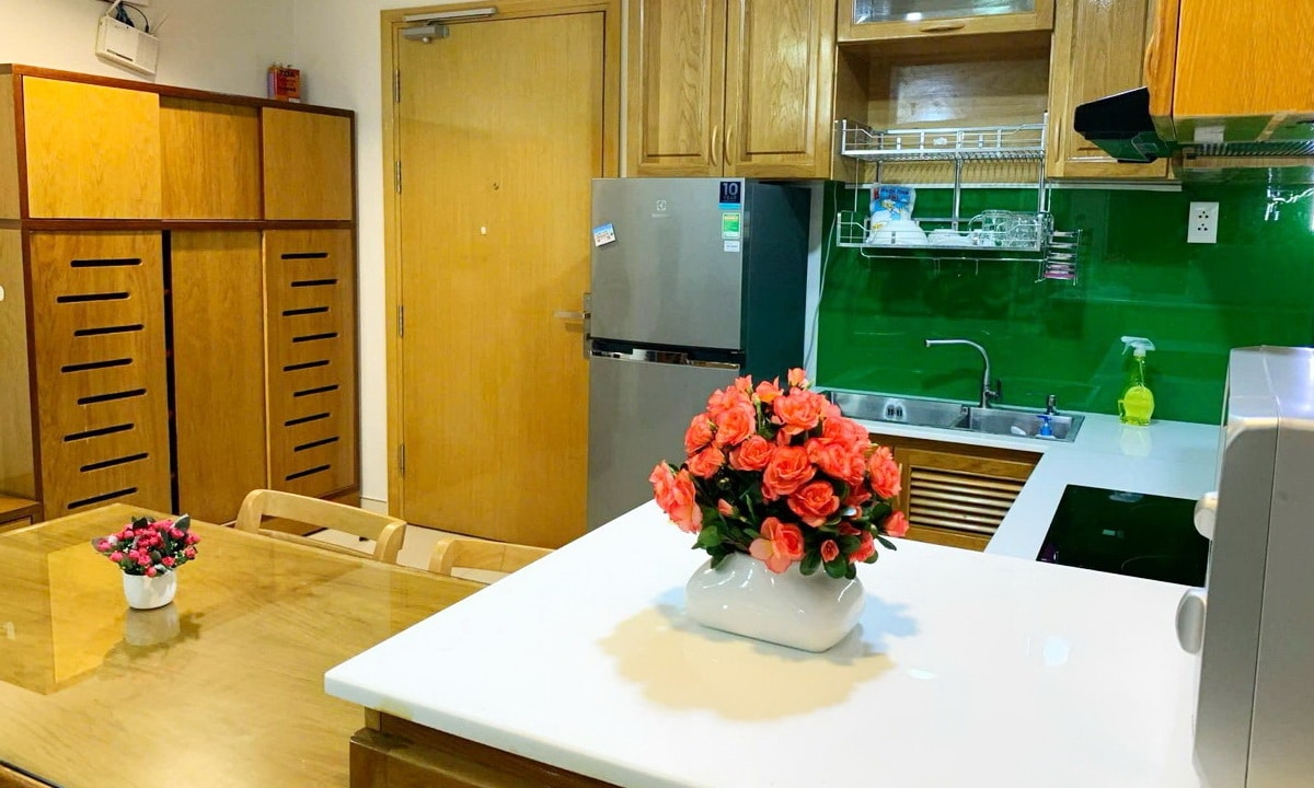 Masteri Thảo Điền cho thuê căn hộ 1 phòng ngủ view hồ bơi có đủ nội thất
