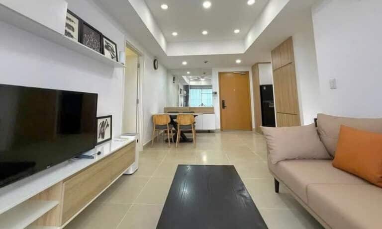 Masteri Thảo Điền cho thuê căn hộ 2 phòng ngủ có nội thất lầu cao view sông