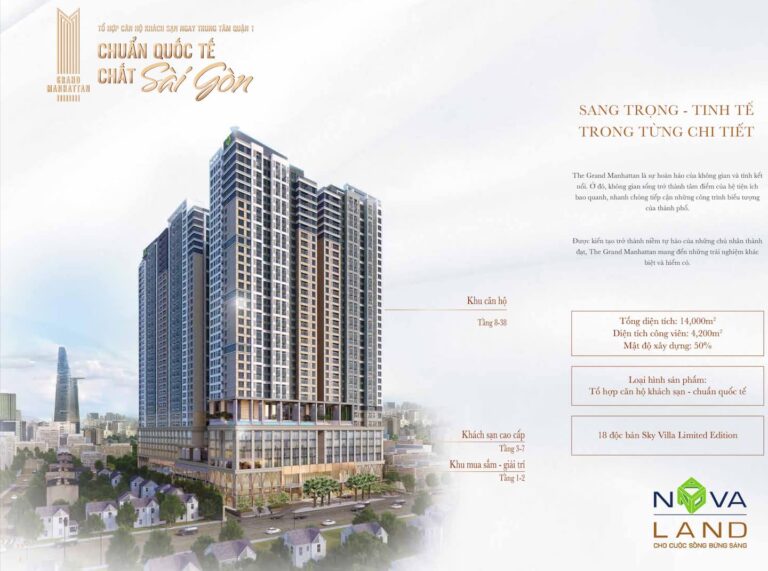 The Grand Manhattan: Điểm sáng an cư giữa lõi trung tâm TP.HCM