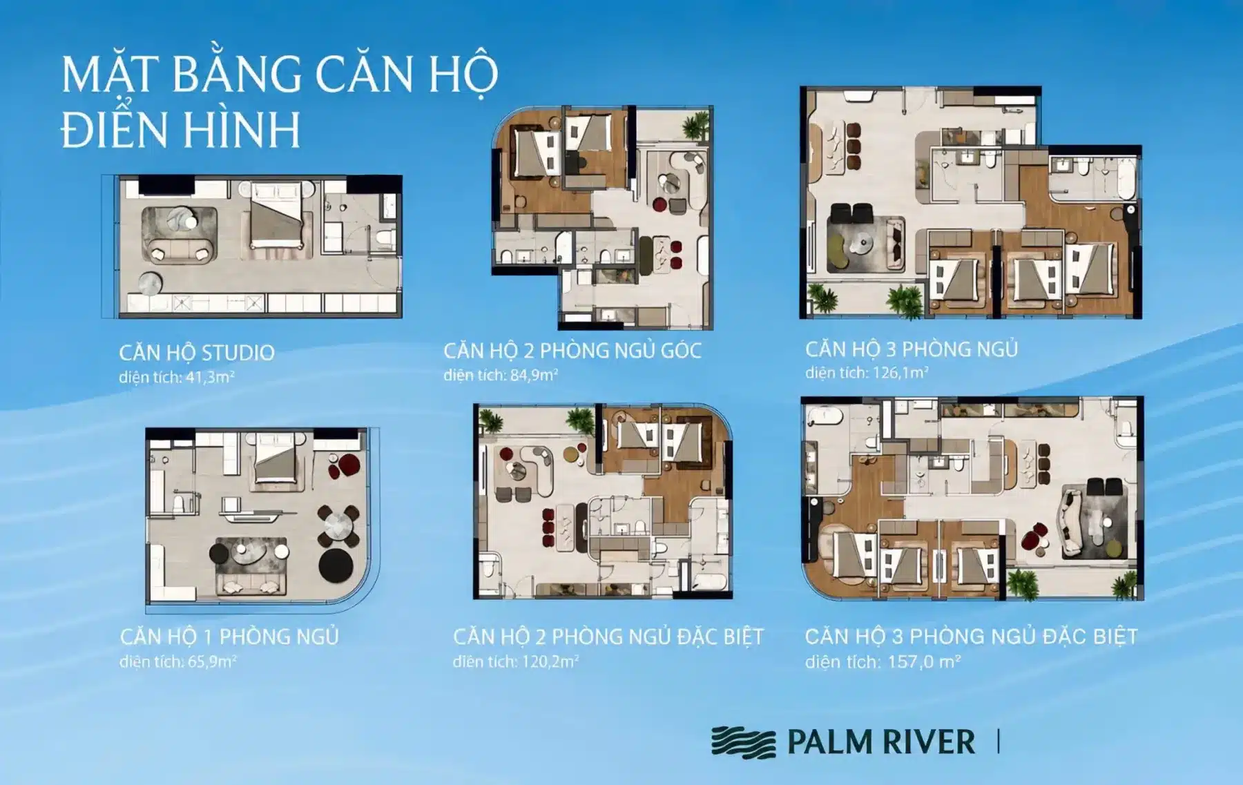 Mặt bằng căn hộ Palm River: Phân tích layout & kinh nghiệm chọn căn