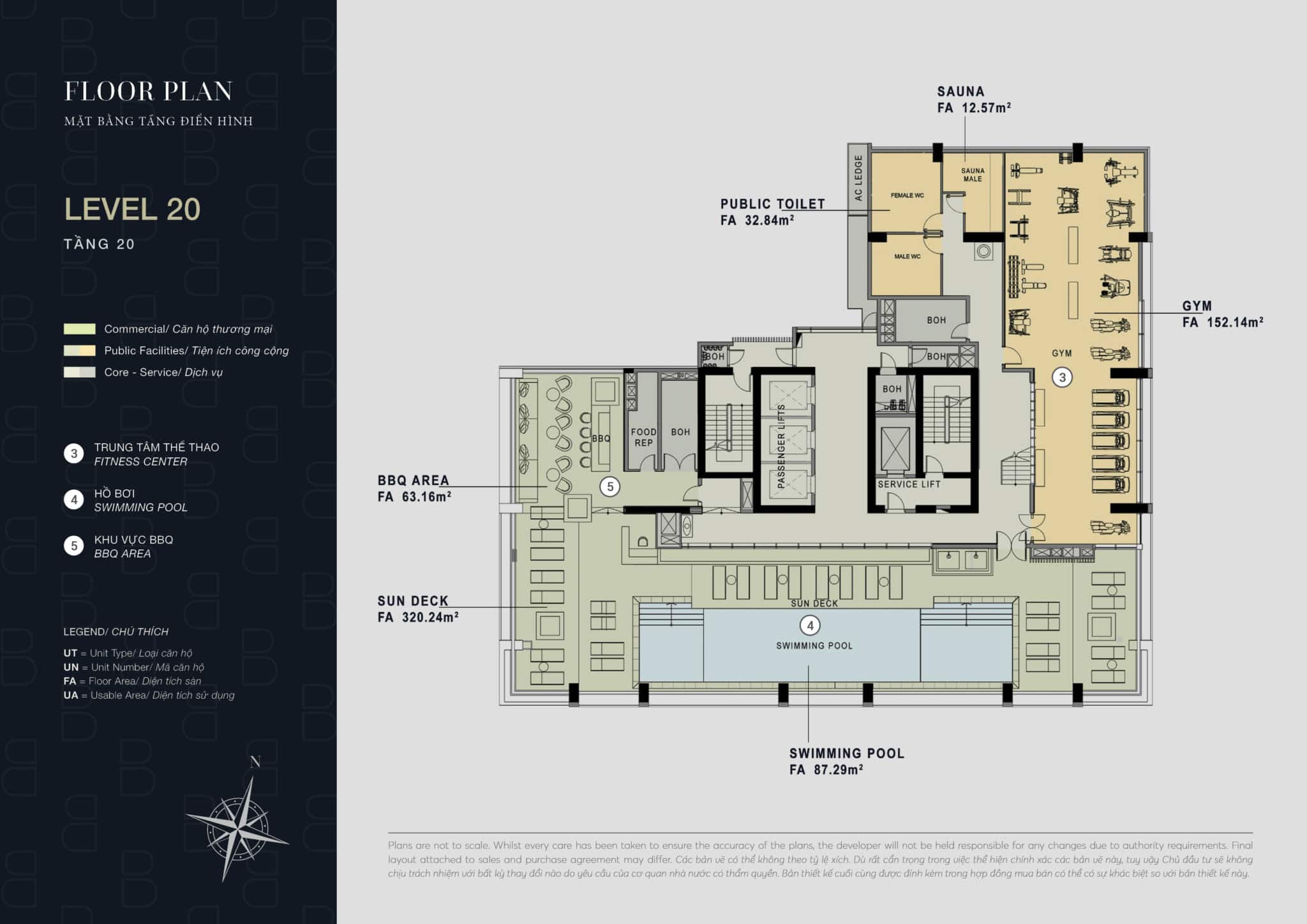 Mặt bằng căn hộ The Berkley Thảo Điền: Layout, diện tích