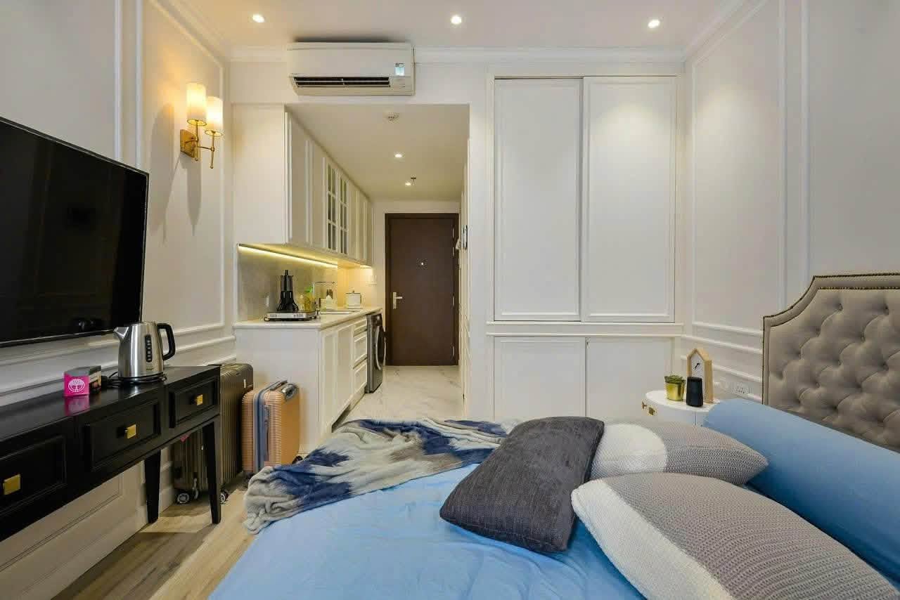 River Gate cho thuê căn hộ studio 1 phòng ngủ 30m2 có đầy đủ nội thất