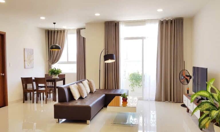 Grand Riverside cho thuê căn hộ 2 phòng ngủ có nội thất lầu cao thoáng