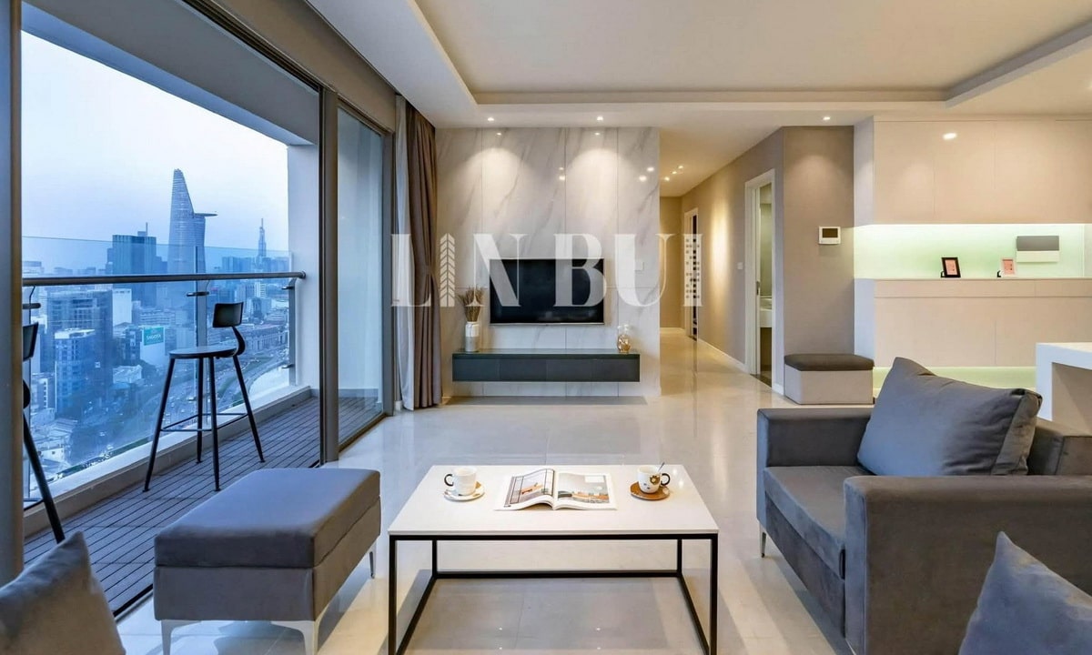 Millennium cho thuê căn hộ 3 phòng ngủ nội thất đẹp lầu cao view Bitexco
