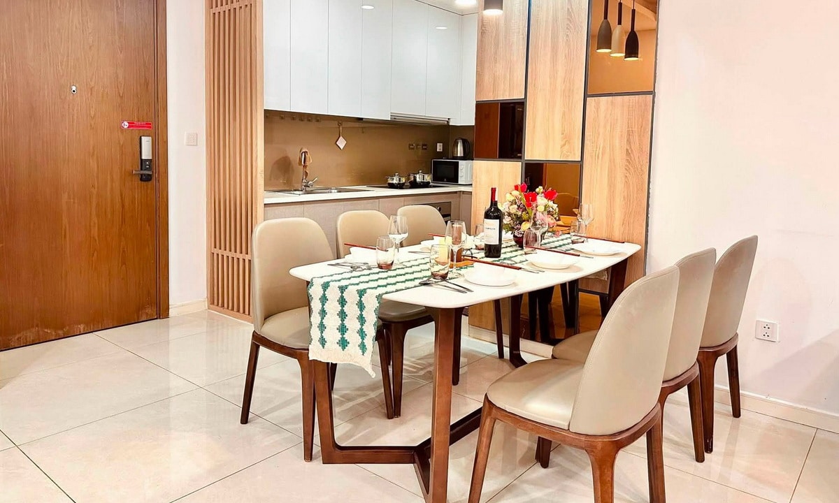 Millennium bán căn hộ 3 phòng ngủ 107m2 đầy đủ nội thất lầu cao view đẹp