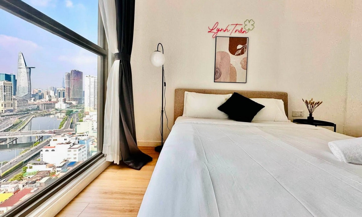 Millennium bán căn hộ 3 phòng ngủ 107m2 đầy đủ nội thất lầu cao view đẹp