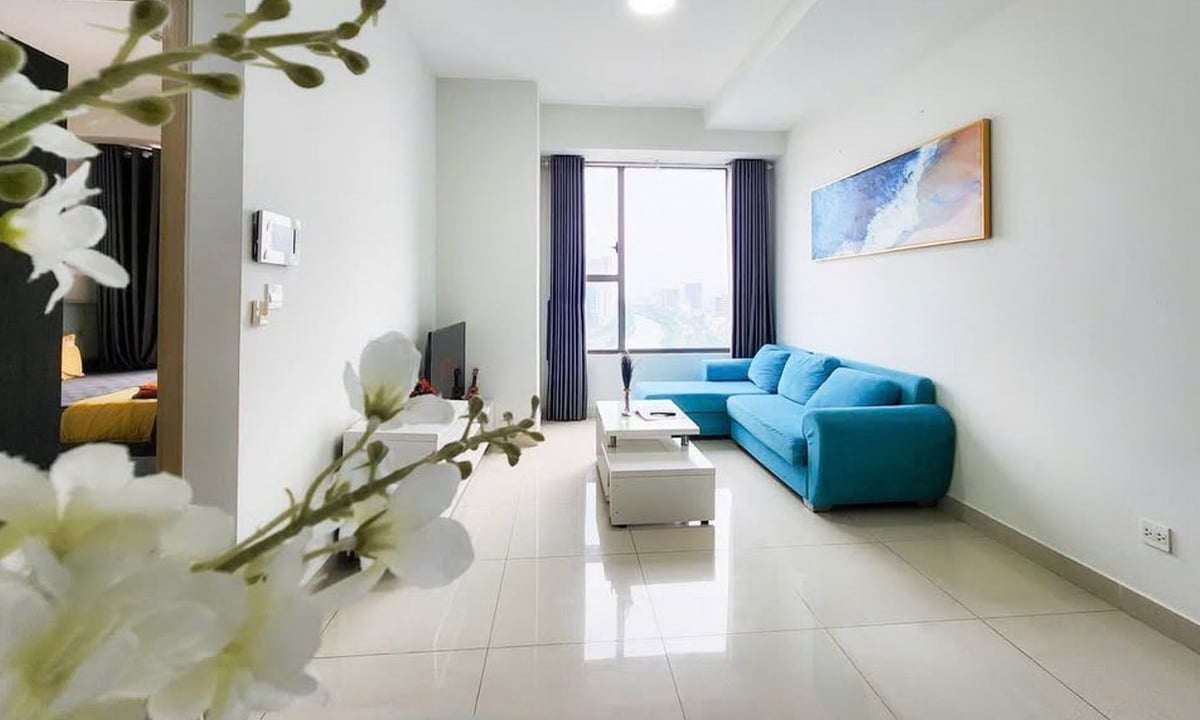 River Gate cho thuê căn hộ 2 phòng ngủ có đủ nội thất lầu cao view sông