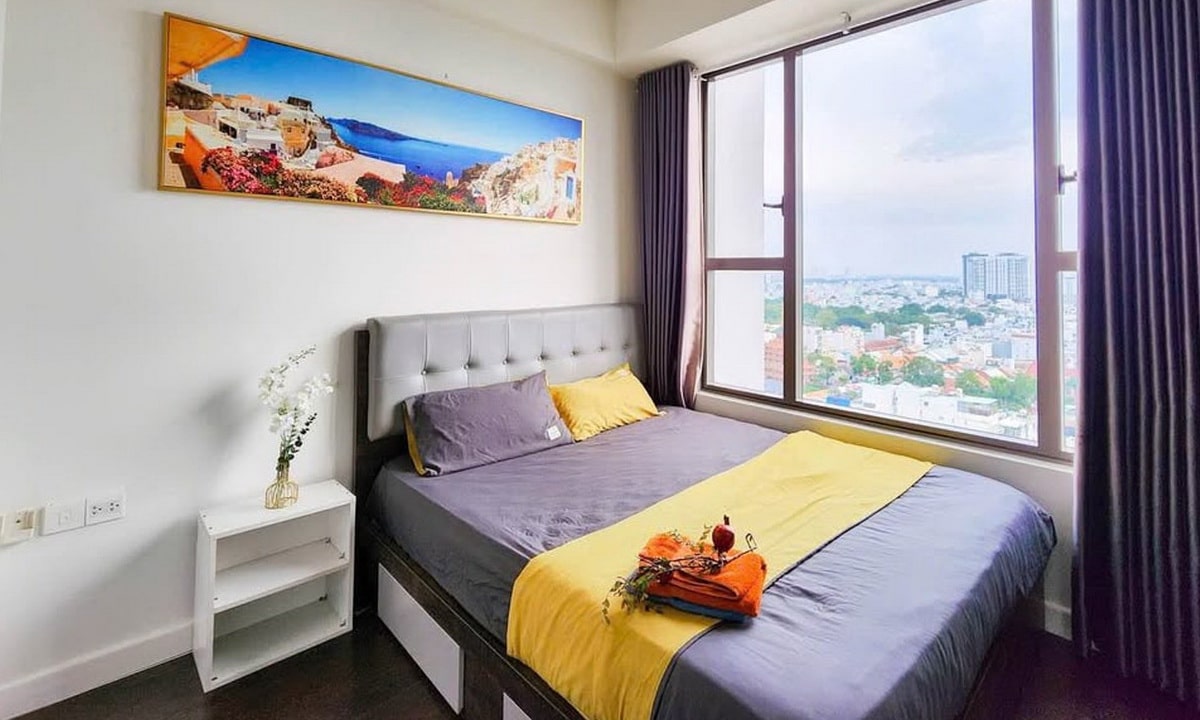 River Gate cho thuê căn hộ 2 phòng ngủ có đủ nội thất lầu cao view sông