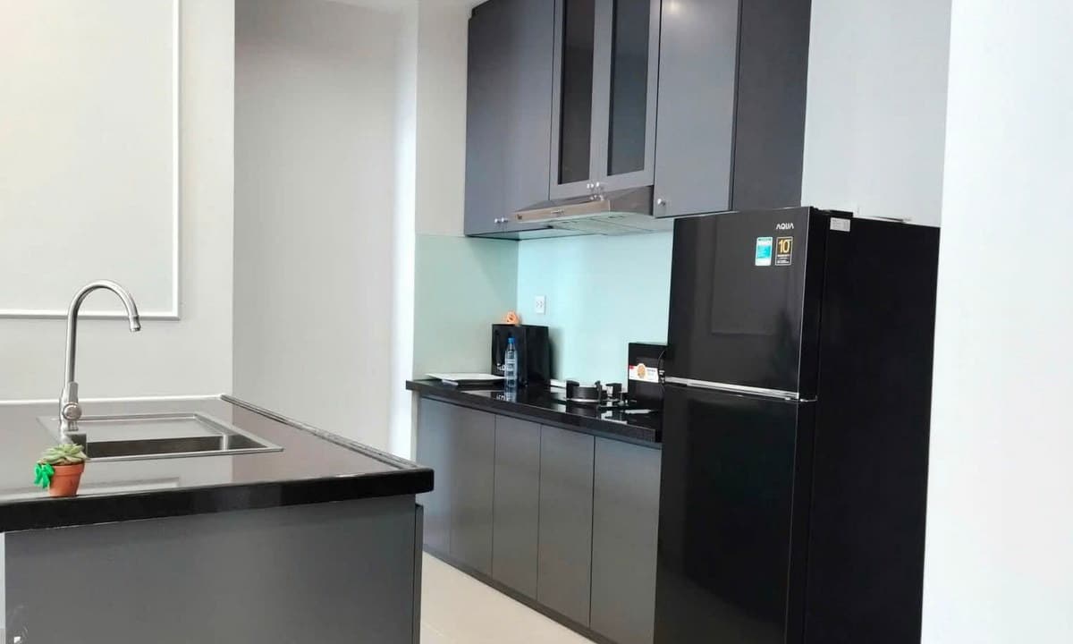 River Gate bán căn hộ 2 phòng ngủ 75m2 đầy đủ nội thất lầu cao view sông