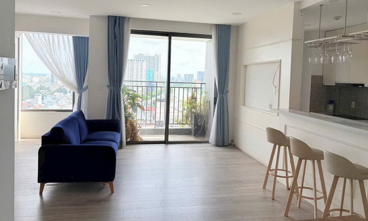 River Gate cho thuê căn hộ 3 phòng ngủ có nội thất lầu cao view sông đẹp