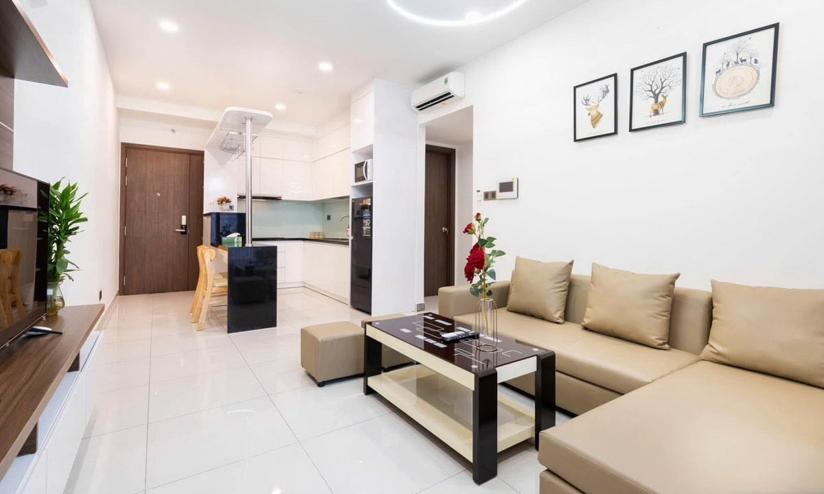 Saigon Royal cho thuê căn hộ 2 phòng ngủ nội thất mới đẹp view mát mẻ