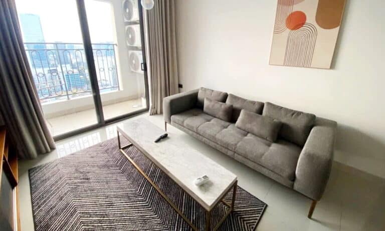 Saigon Royal cho thuê căn hộ 2 phòng ngủ đủ nội thất lầu cao view Bitexco