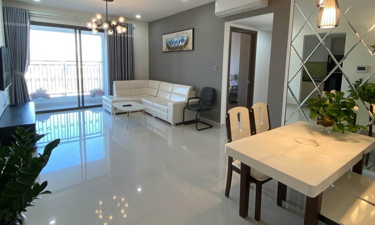 Saigon Royal cho thuê căn hộ 3 phòng ngủ đầy đủ nội thất lầu cao view sông
