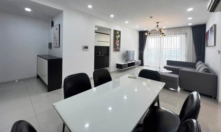 Saigon Royal cho thuê căn hộ 3 phòng ngủ nội thất đẹp view sông Bitexco