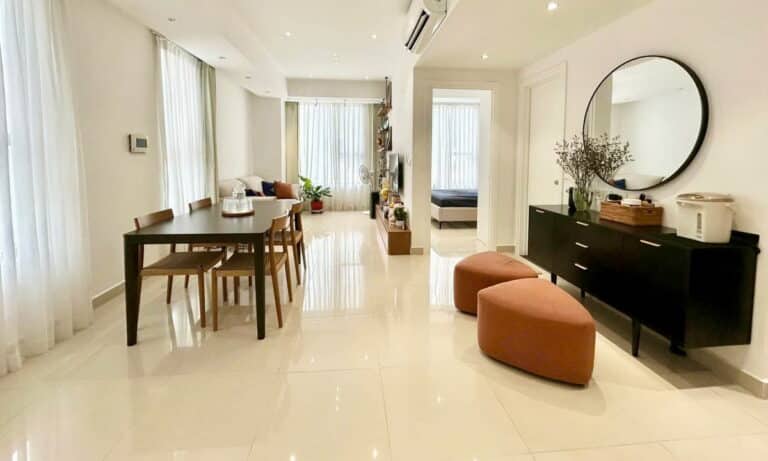 The Tresor cho thuê căn hộ 1 phòng ngủ nội thất sang view thoáng mát